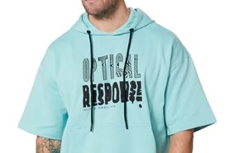 Amazon Brand – Symbol Unisex Short Sleeve Hoodie Sweatshirt_SYM-A23-SW-38_Sea Blue_XL