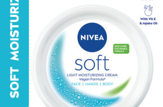 NIVEA Soft Moisturizing Cream Vitamin E Face Cream & Body moisturizer 72H(300 ml)