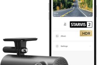 70mai M200 HDR DashCam 3, STARVIS 2 IMX662, 1080P with HDR Imaging, F1.8 Large Aperture, MaiColor Vivid+ Solution, Voice Control, WiFi, Optional Parking Mode, Upto 128GB Supported (M200)