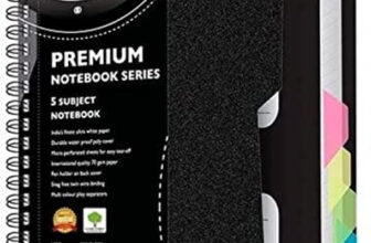 LUXOR Single A4-300 A4 Notebook Single Ruled 300 Pages(Black)