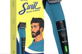 Lifelong Beard Trimmer for Man | Timmer Men Beard | Cordless Hair Trimmer for Men All in One | USB Rechargeable Grooming Kit with Skin Friendly Blades |Shaving Machine with 20 Lengths, 60-Min Runtime