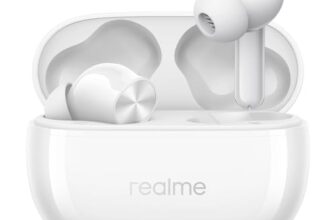 realme Buds T200x True Wireless Earbuds with 12.4mm Dynamic Bass Drivers, 25 dB ANC, Quad Mic, 45ms Latency, Upto 48 Hrs Playback, Fast Charge, IP55 Rated, BT 5.4 (Moonlight White)
