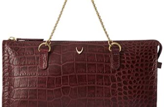 Hidesign Leather Clutch- Red