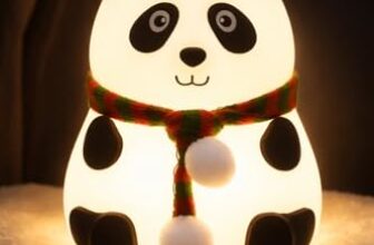 CRAE Panda Night Lamp for Kids | Adorable Room Decor & Lover Gifts for Teen Girls Boys | Night Light for Cute Baby Room,Table,Beside