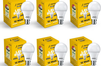 Jaquar 12 W Basic Standard B22 LED Bulb(White, Pack of 6)