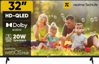 realme TechLife 80 cm (32 inch) QLED HD Ready Smart WebOS TV 2026 Edition(32HDWQRVVTQ)