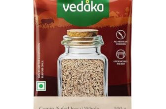 Amazon Brand – Vedaka Cumin (Safed Zeera) whole, 100 g