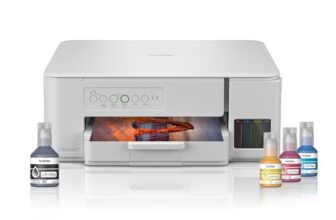 Brother DCP-T436W (New Launch) WiFi Multifunction Print Scan Copy Ink Tank Color Printer Best for Home, 27/11 PPM BK/CL, Print Upto 7.5 K Pages in Black & 5 K in Color Each for(CMY),Free Installation