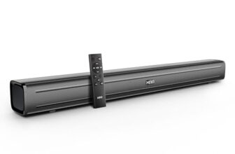 Mivi Nex 90 Wireless Bluetooth Soundbar[New Launch], 90W Soundbar, 2.2 Channel, Nex PowerStage Technology, Bluetooth v5.1, Signature Sound, Deep Bass, AUX USB Coaxial Inputs