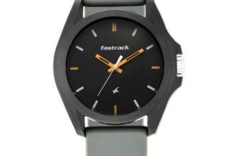 Fastrack Tees Analog Grey Dial Unisex-Adult Watch-68011PP08