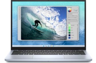 Dell Inspiron 5440 Notebook Computer, Intel Core 3 100U 14th Gen Processor, 8GB DDR5 RAM, 512GB SSD, 14″ FHD+ Screen, Ubuntu, 1Yr Warranty, Ice Blue