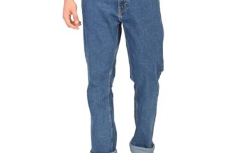 Levi’s Men’s 513 Mid Indigo Straight Fit Mid-Rise Jeans