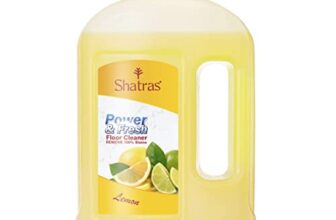 Shatras Lemon Power & Fresh Floor Cleaner, Kills All 99.9% Germs & Viruses To Makes Surfaces Safe And Removes Stubborn Tough Stains, Multi-surface Floor & Ceramic, Tile- 1L