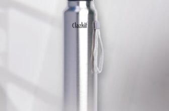 Clazkit Water Bottle Stainless Steel Sports/Fridge Bottle with Leak Proof Lid | Single Wall | For Home, Office, Gym, Travelling | Lightweight | BPA Free |Set Of 1-750ml | Silver)