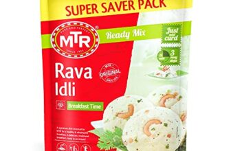 MTR Rava Idli Mix – Breakfast Mix | Quick Breakfast | Instant Ready to Cook Mix | Ready-To-Make South Indian Breakfast | 1kg