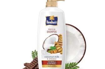 Parachute Advansed Protein Shampoo with Coconut Milk & Shikakai | Up to 96% Hair Fall Reduction & up to 23X Hair Fall Control | Protein Lock Technology | Paraben free | For Men & Women | 1.2L