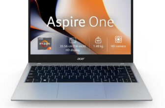 Acer ‎Acer One 14 AMD Ryzen 3 Quad Core 7320U – (8 GB/512 GB SSD/Windows 11 Home) A114-43 Thin and Light Laptop(14 Inch, Silver, 1.5 Kg)