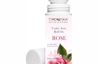 Drontika Wild & Pure Damask Rose Anti-Perspirant Deodorant Roll-On | 48-Hour Active Sweat Protection | Alcohol-Free | Unisex | 50ml