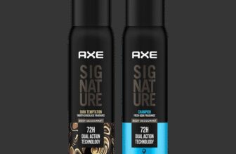 AXE SIGNATURE SIGNATURE Dark Temptation and Champion Deodorant No Gas Body Perfume Deodorant Spray  –  For Men(400 ml, Pack of 2)