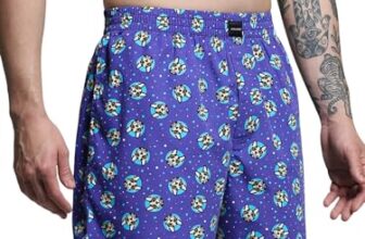 Jack & Jones Men Graphic Print Regular Fit Mid Rise Purple Boxer