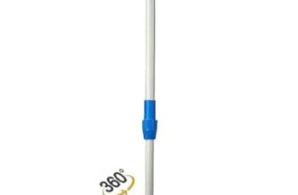 Livronic® Plastic Wet and Dry Cotton Floor Mop with 4Ft Long Handle with 360 Degree Movement Which Allows You to Clean Every Corners Easily Hospitals etc (Pack of 1) (18 INCH MOP with 4 FEET Handle)