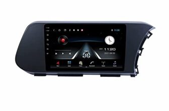 Modorwy Original 9inch HD QLED Car Android Stereo | 2GB RAM & 32GB ROM | OS 13 Double Din Car Multimedia Player | incl. AHD Rear Camera & Frame Compatible with Hyundai i20-1 Year Warranty