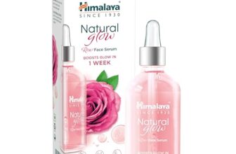 Himalaya Natural Glow Rose Face Serum | with 5% Rose Extract 5% Niacinamide & Hyaluronic Acid | Boosts Skin Glow in 1 Week | Plumper Softer Skin | Dermatologically Tested | 30ml