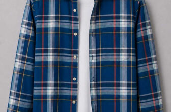 garry richard Men Checkered Casual Blue Shirt