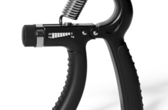 Lifelong Hand Gripper – Hand Grip for Men & Women – Adjustable Resistance 5-60kg -Polypropylene Forearm Strengthener -Equipment for Hand-Forearm Gripper – Gym Accessories for Finger Exercise (Black)