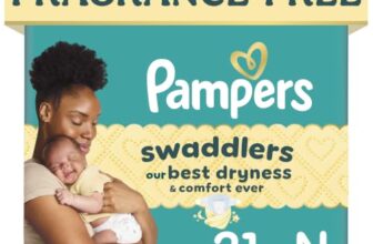 Pampers Baby Diapers – Swaddlers – Size 0, 31 Count, Ultra Absorbent Disposable Newborn Diaper.