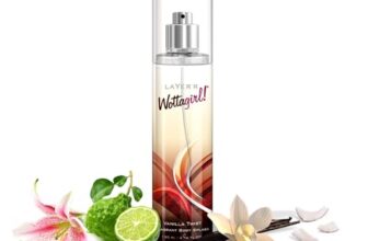 Layer’r Wottagirl Vanilla Twist Body Splash, 135ml | Long-Lasting Premium Mist Spray for Women | Dreamy Vanilla Scent | Everyday Wear | Refreshing & Skin-Friendly