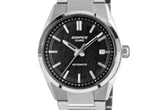 Casio Edifice EFK-110D-1ADR Automatic Analog Black Watch Men (ED701)