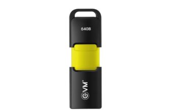 EVM EnX 64GB USB 3.2 Gen 1 Flash Drive | Exceptional 120MB/s Read| Sturdy Premium Metal Body | Convenient Integrated Key Loop | Laptop Desktop Smart TV Car Stereo | 10 Years Warranty (ENX/64GB)