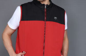 DUCATI Sleeveless Colorblock Men Jacket