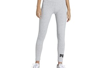 PUMA Womens ESS Logo Leggings, Light Gray Heather, S (58683204)