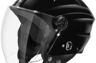 STUDDS RAY Super Open FACE Helmet Motorbike Helmet(Black)