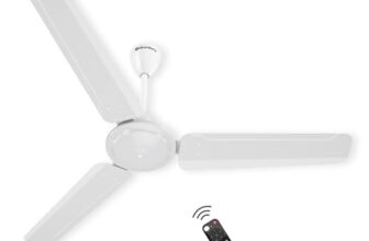 atomberg Ameza Remote Controlled 1200mm BLDC Ceiling Fan | Gloss White