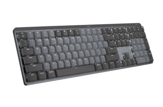 Logitech MX Mechanical Wireless Illuminated Performance Keyboard with Free Adobe Subscription, Linear Switches, Backlit Keys, Bluetooth, USB-C