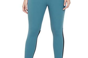 Clovia Women’s Snug Fit Active Ankle-Length Tights (AB0047P03_Blue_XL)