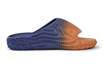 ALLIGATOR Sliders for Men|Stylish|Comfortable|Cushioned Sole|Anti-Skid|Durable|Indoor|Outdoor|Flexible|Trendy Style|Slip-on|Waterproof|Lightweight Summer Flip Flop|Everyday Slides|NAVY/ORANGE|UK 10