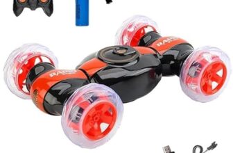 HOMOZE 4WD 2.4GHz Stunt RC Toy Vehicle | RC Vehicle Double Side 360 Degree Rotation Stunt Vehicle Spinning RC Vehicle Double Sided RC Vehicle with Light & Music