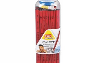 Dart Wooden Pencils – 50 Count Jar | Premium HB Lead | Smooth Writing, Break-Resistant Core | Ideal for School, Office & Home Use
