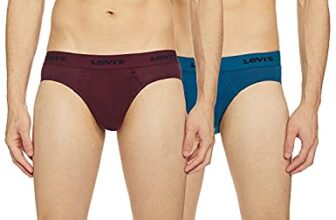 Levi’s Men’s 100% Cotton 100 CA Solid Neo Brief Snug Fit (Assorted Pack of 2)