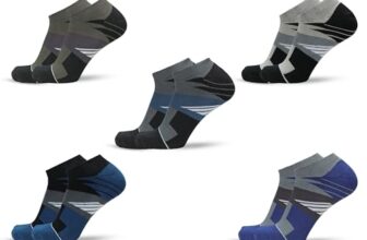 ANCHOR, Sneaker Length Cotton Socks for Men | Full Terry – Cushioned Low Ankle Sport Socks | Ideal for all Athletic Activities | Combo Pack of 5 Pairs (Multicolor)