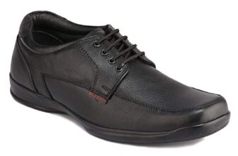 Red Chief Genuine Leather Formal Shoes for Men | Elegant & Comfortable Office Wear | Black | RC3499