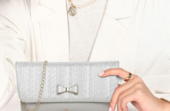 LAVIE Party Silver  Clutch
