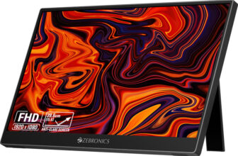 ZEBRONICS 39.62 cm (16 inch) Full HD IPS Panel Monitor (ZEB-AU16FHD LED [ZEB-Pixigo A16S])(Response Time: 5 ms, 60 Hz Refresh Rate)