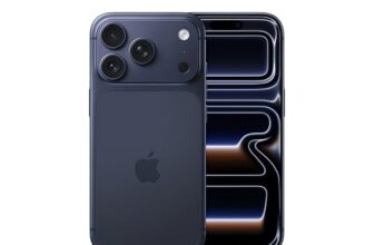 Apple iPhone 17 Pro 512 GB: 15.93 cm (6.3″) Display with Promotion up to 120Hz, A19 Pro Chip, Breakthrough Battery Life, Pro Fusion Camera System with Center Stage Front Camera; Deep Blue