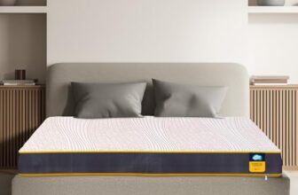 Centuary Mattresses Sleepables | 7 Years Warranty | 6-Inch King Size Dual Comfort Hard and Soft Reversible Roll Pack High Resilience (HR) Foam Mattress (78x72x6)