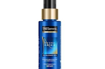 TRESemmé Hydra Matrix Leave In Conditioner 50 millilitre with Polyglutamic Acid|100H Hydration, Frizz Control, Heat Protection|Paraben Free Hair Serum for Dry Frizzy Hair|Floral